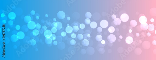 bokeh light effect on nice colors gradient background