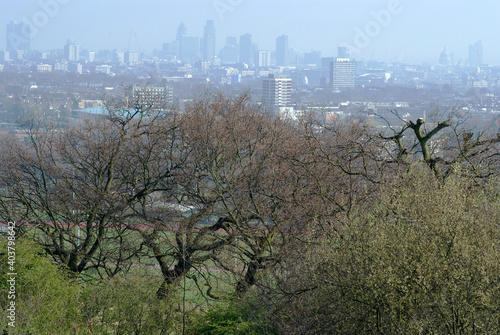 View over London from Parliament photo