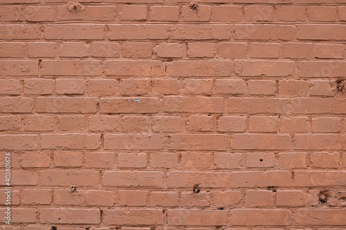 red brick wall