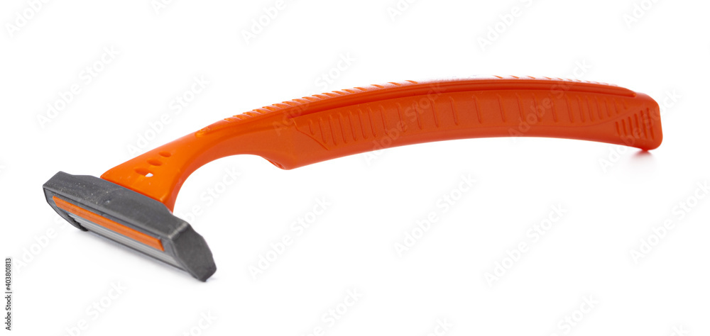 Disposable shaving razor isolated on white background Disposable shaving razor isolated on white background