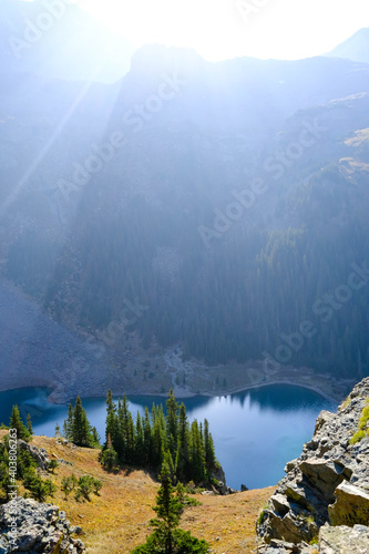 lake in the mountains
