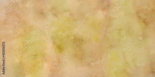 Watercolor Wallpaper Background Cold Yellow and Beige Tone