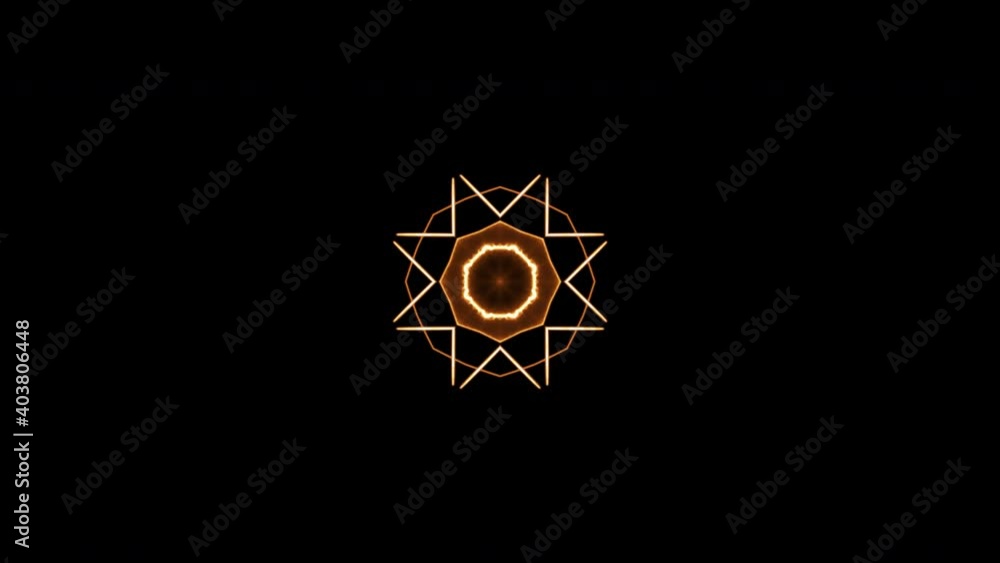Glowing With Fire Beautiful Abstract Decoration Glowing With Fire Beautiful Abstract Decoration