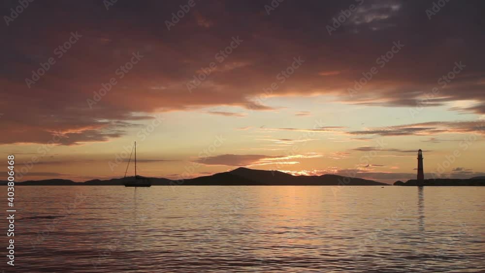Seaside town of Turgutreis and spectacular sunsets Seaside town of Turgutreis and spectacular sunsets