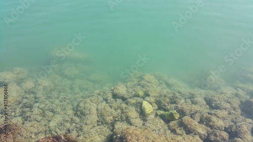 a view of the sea from the sea © Basit