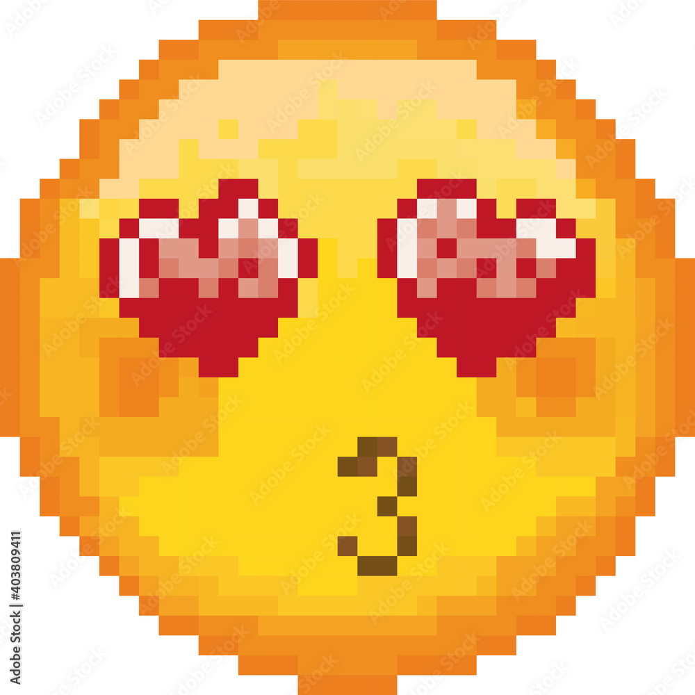 Pixel emoji. emoticon. Vector smiling face. Smiling face. Happy. Cute emoticon isolated on white background. Pixel emoji. emoticon. Vector smiling face. Smiling face. Happy. Cute emoticon isolated on white background.