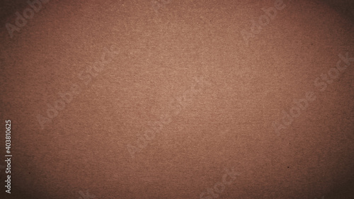paper color brown for work design, vignette wallpaper and texture background, space empty  for insert object.