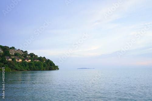 Wallpaper Mural the beautiful sea with mountain ,view, landscape Torontodigital.ca