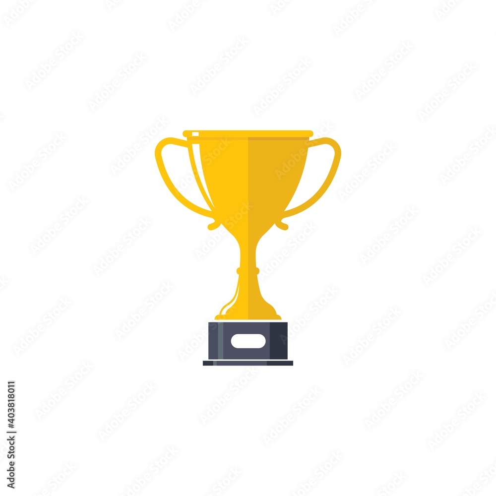 Trophy illustration vector icon of winner illustration Trophy illustration vector icon of winner illustration
