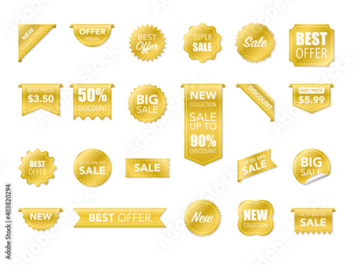 Best choice tags. Labels isolated on white background. Best choice 3d ribbon banners. Sale promotion, website stickers, new offer badge collection. Vector illustration