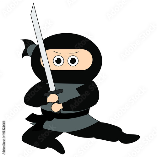 ninja warrior with sword