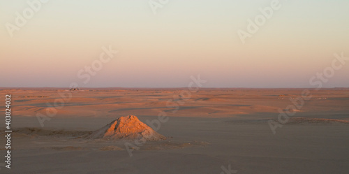 Landscape of central desert of Oman