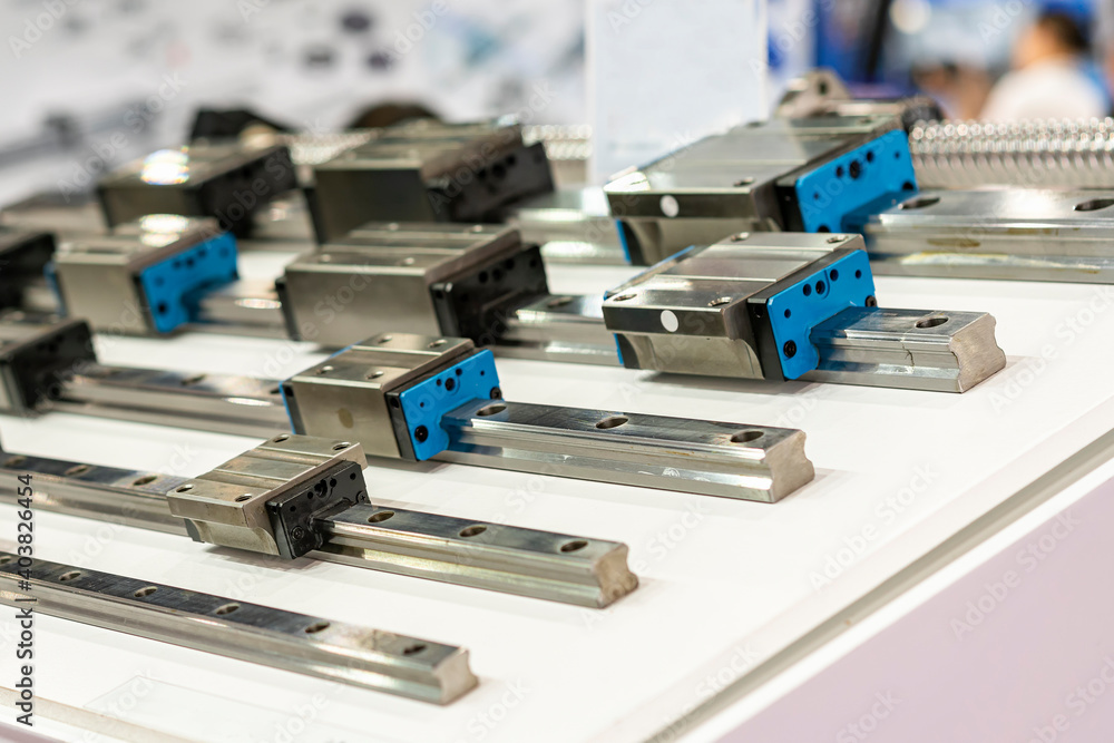 many size of high quality and precision linear ball bearing and guide way support of machine for industrial work on table many size of high quality and precision linear ball bearing and guide way support of machine for industrial work on table
