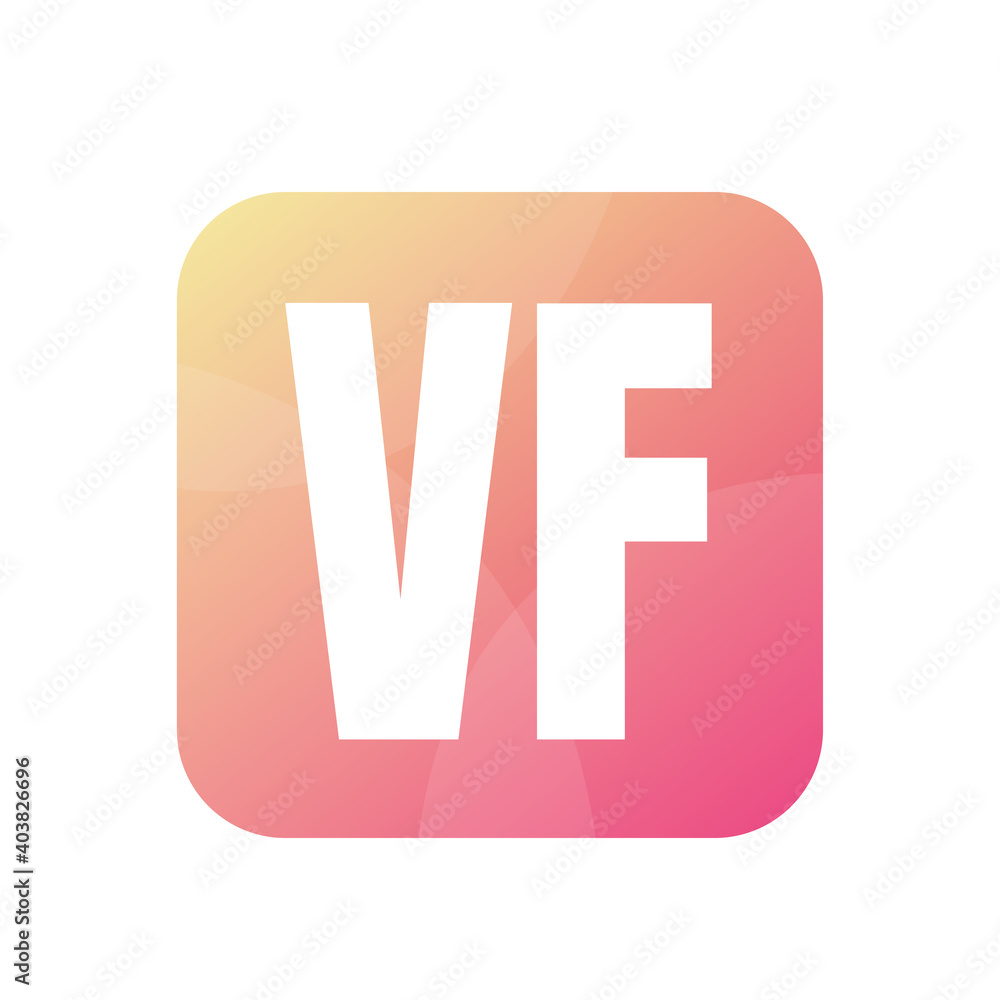 VF Letter Logo Design With Simple style VF Letter Logo Design With Simple style