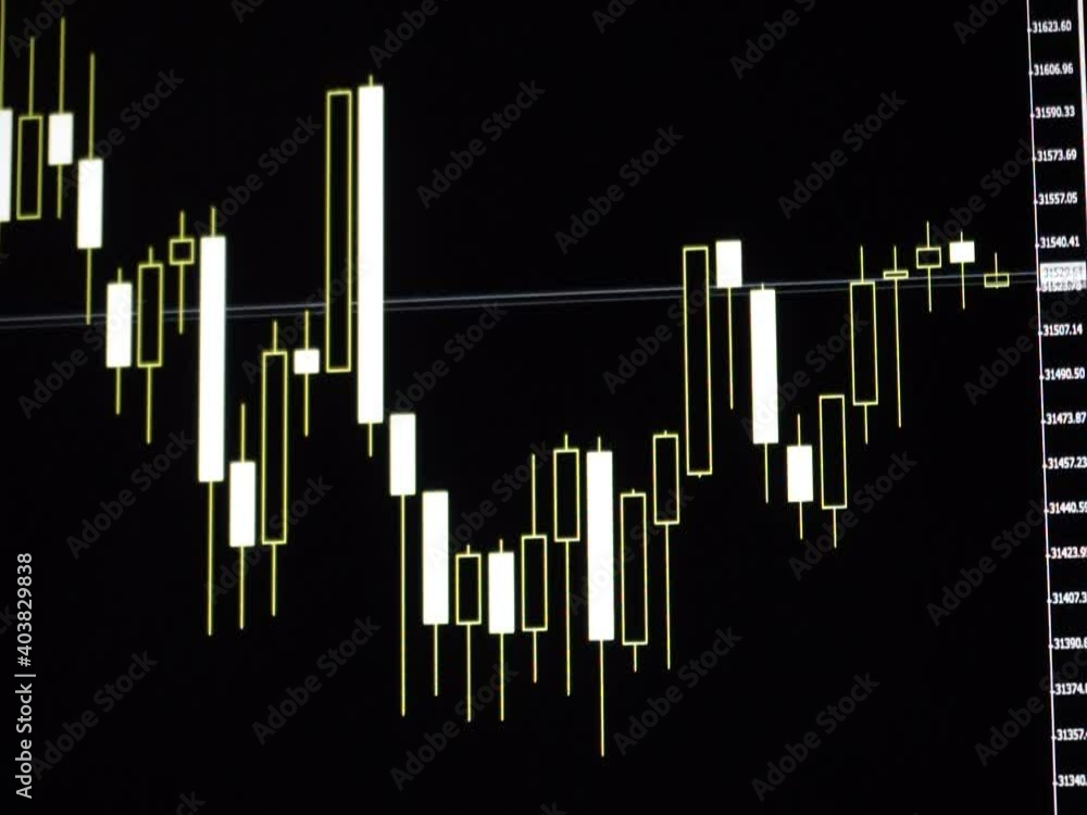 Chart of the stock market of the bitcoin cryptocurrency Japanese candlesticks Chart of the stock market of the bitcoin cryptocurrency Japanese candlesticks