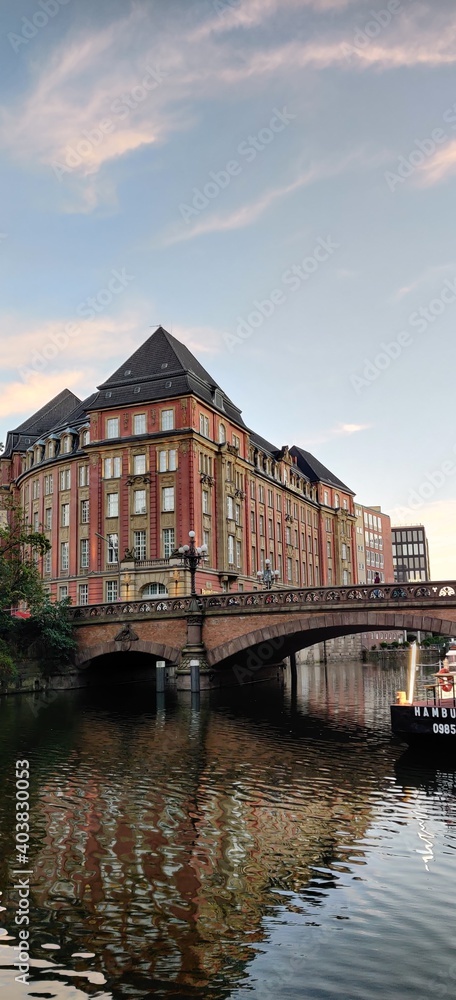 Fototapeta premium Hamburg Deutschland Architektur Stadt
