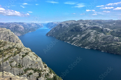 Norway view on lake
