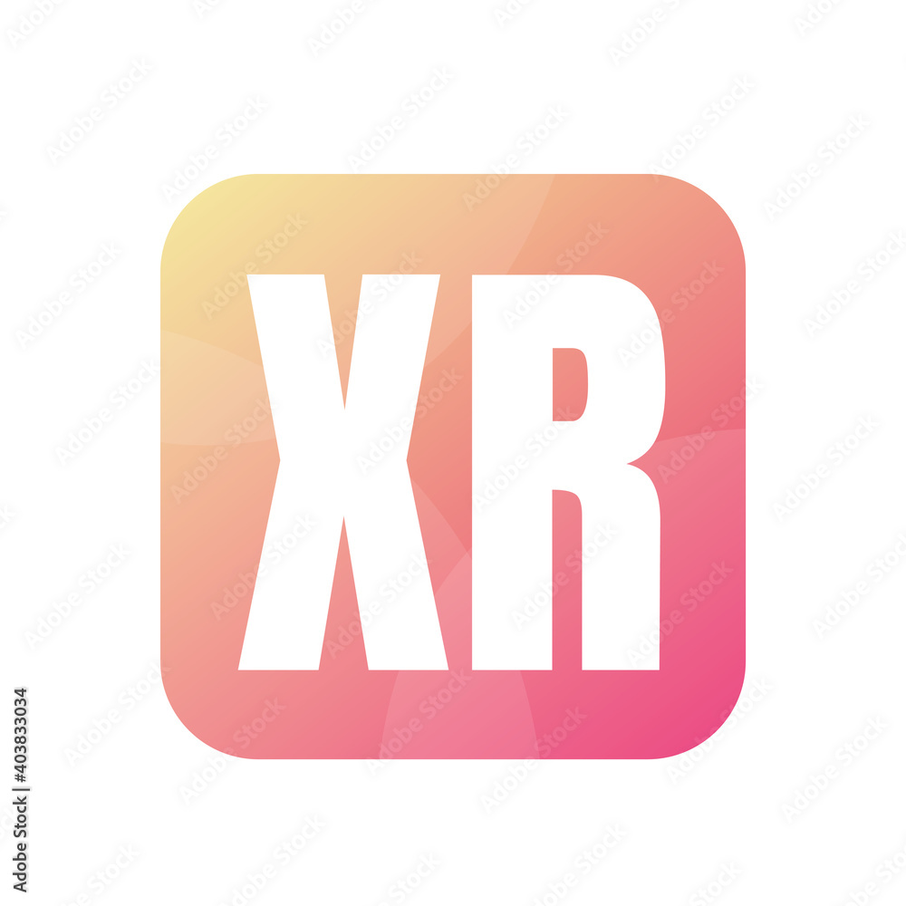 XR Letter Logo Design With Simple style XR Letter Logo Design With Simple style