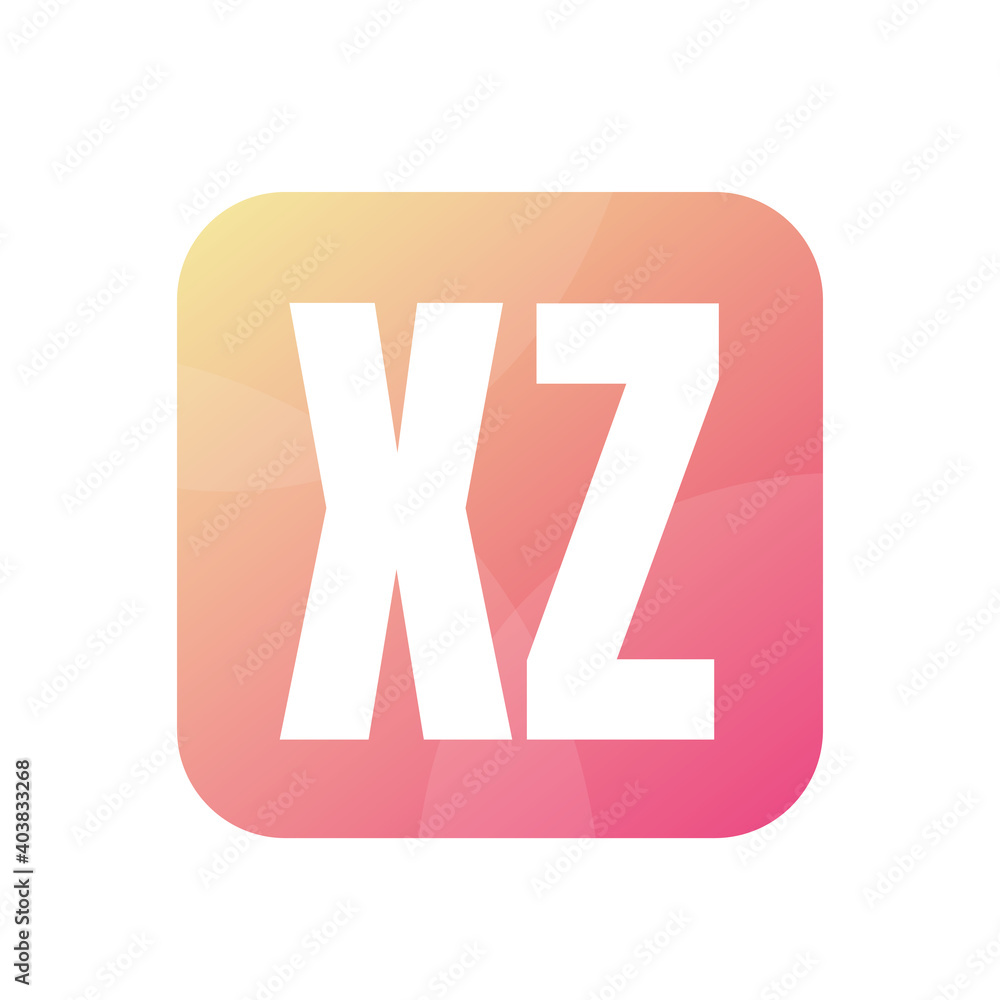 XZ Letter Logo Design With Simple style XZ Letter Logo Design With Simple style