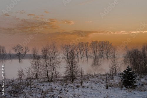 Zima na wsi © Piotr