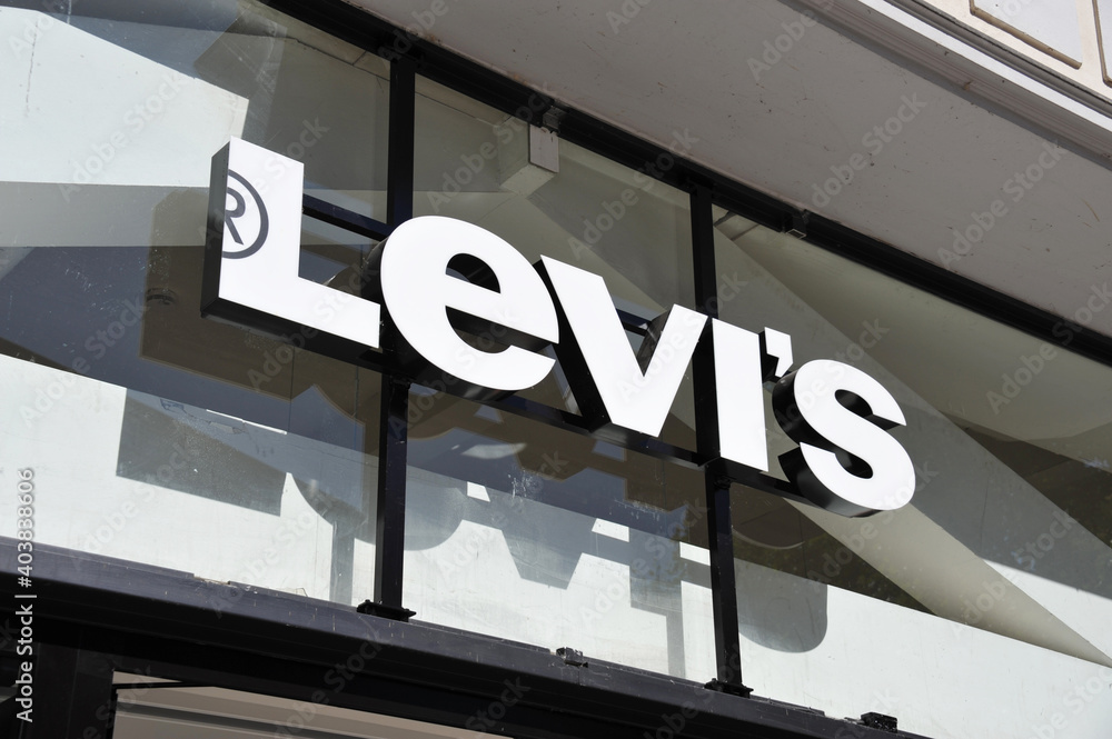 Hanover Lower Saxony, Germany - August 5, 2020: Levi's store exterior in  Hannover, Germany - Levi Strauss is an American fashion brand Stock Photo |  Adobe Stock