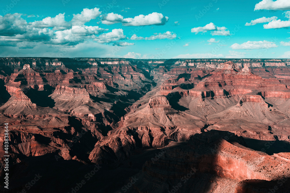 View from the South Rim of the Grand Canyon National Park, United States of America