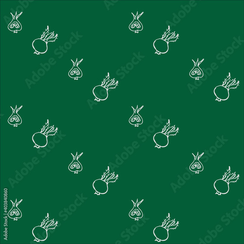 Line drawn doodle rose hips on bright aquamarine background.  summer cute pattern. Good for packaging