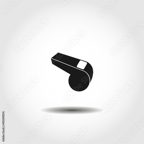 Whistle isolated vector icon. sport design element