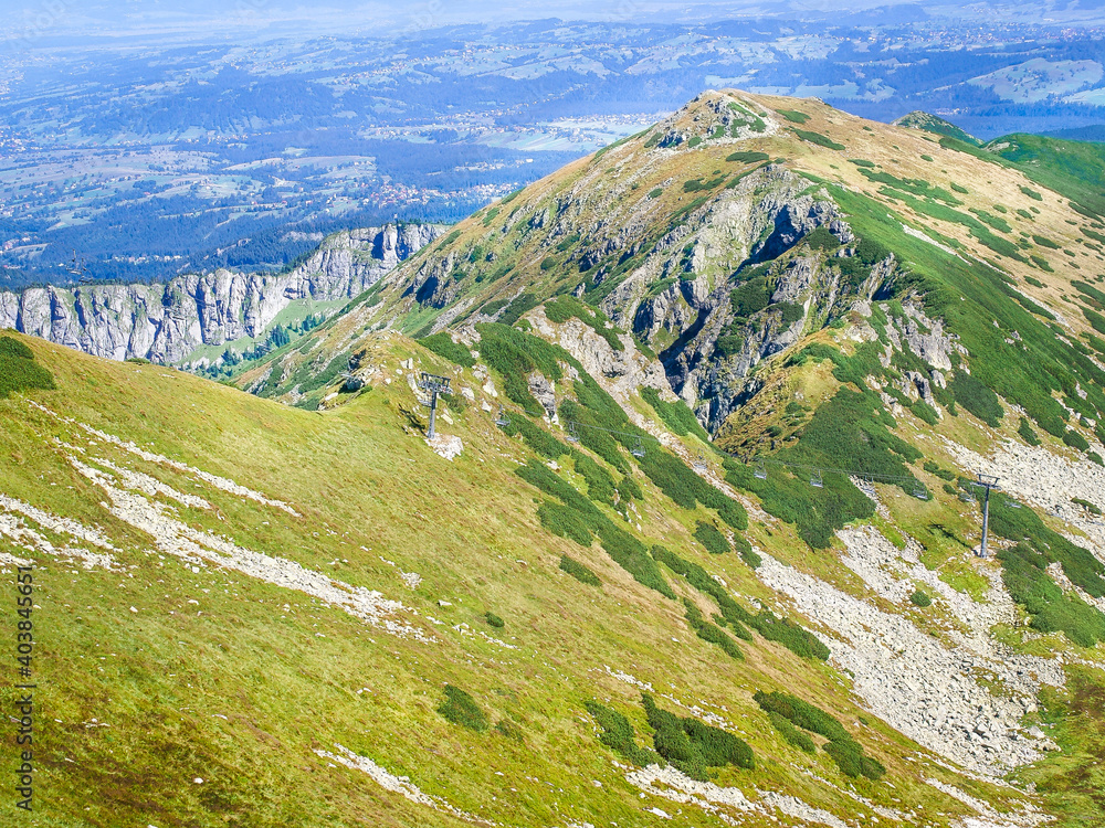 Obraz premium Tatra National Park and Kasprowy Wierch