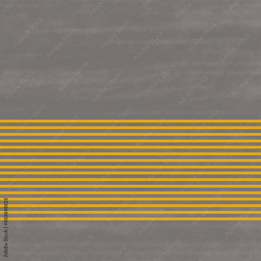 Yellow lines gray background popular color art illustration wallpaper street sign simple design. Yellow lines gray background popular color art illustration wallpaper street sign simple design.