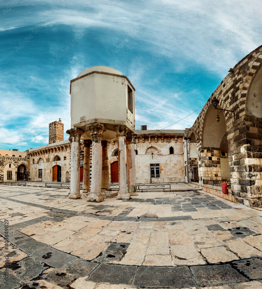 An ancient archaeological mosque in Syria Stock Photo | Adobe Stock