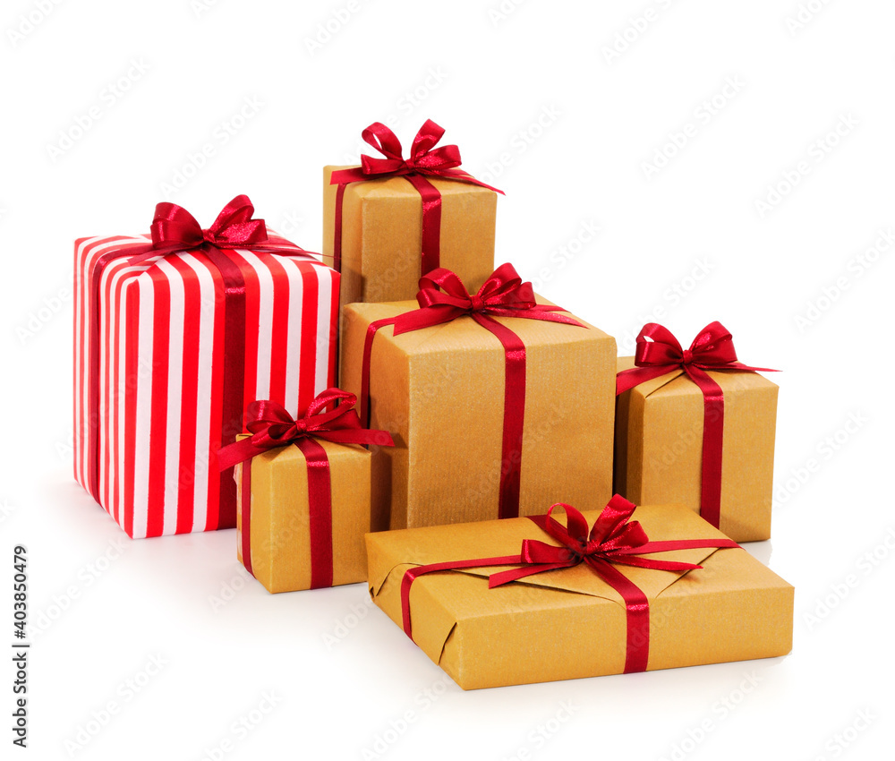 Gift boxes, gifts on a white background isolated. Gift boxes, gifts on a white background isolated.