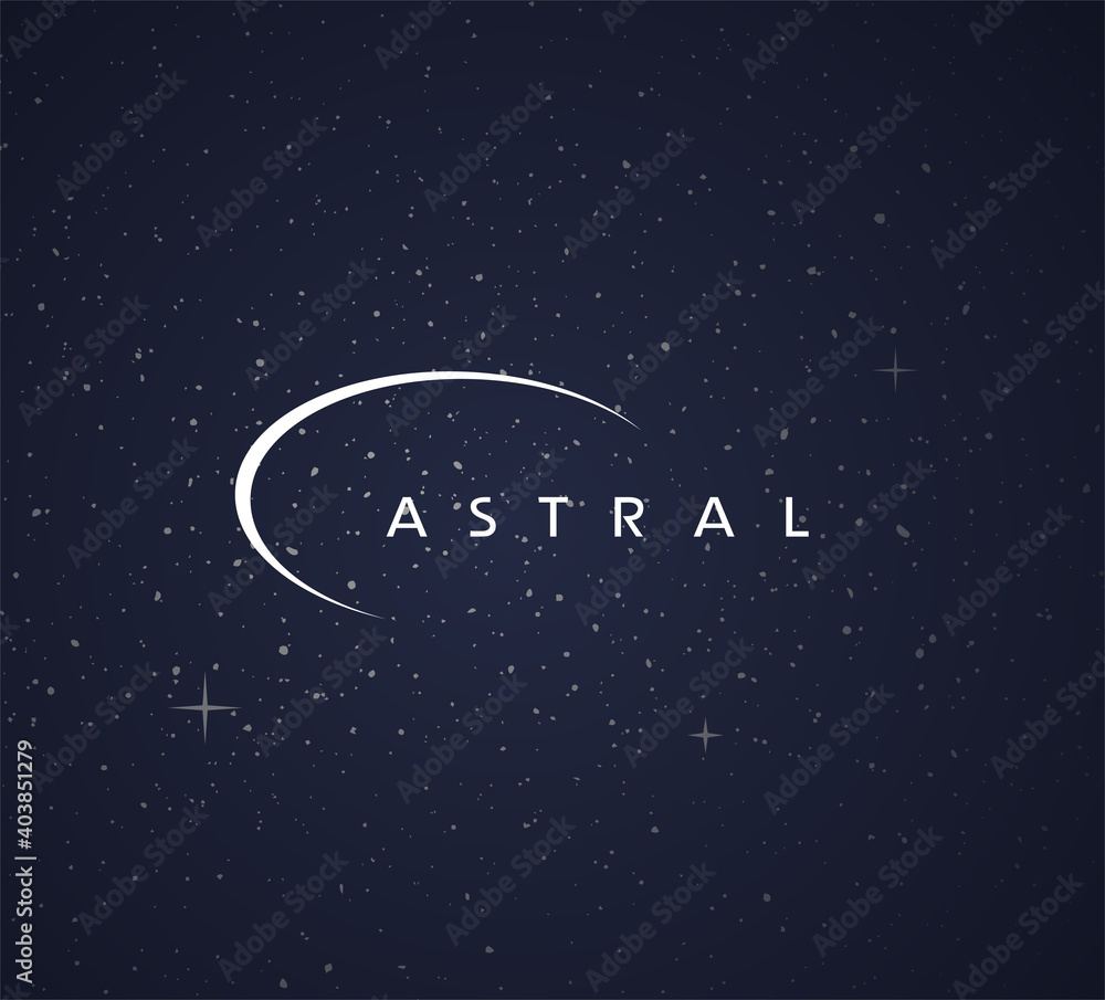 Flat astral symbol