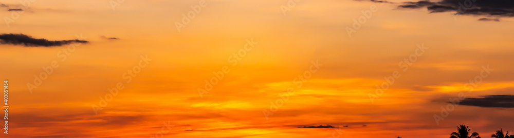 Amazing sunset and sunrise.colorful dramatic sky with cloud at sunset.
Beautiful background for text input.