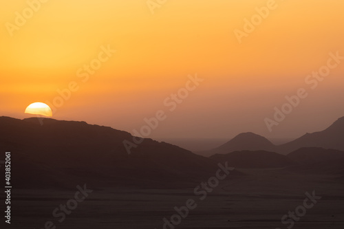 Sunset in the Utah Desert