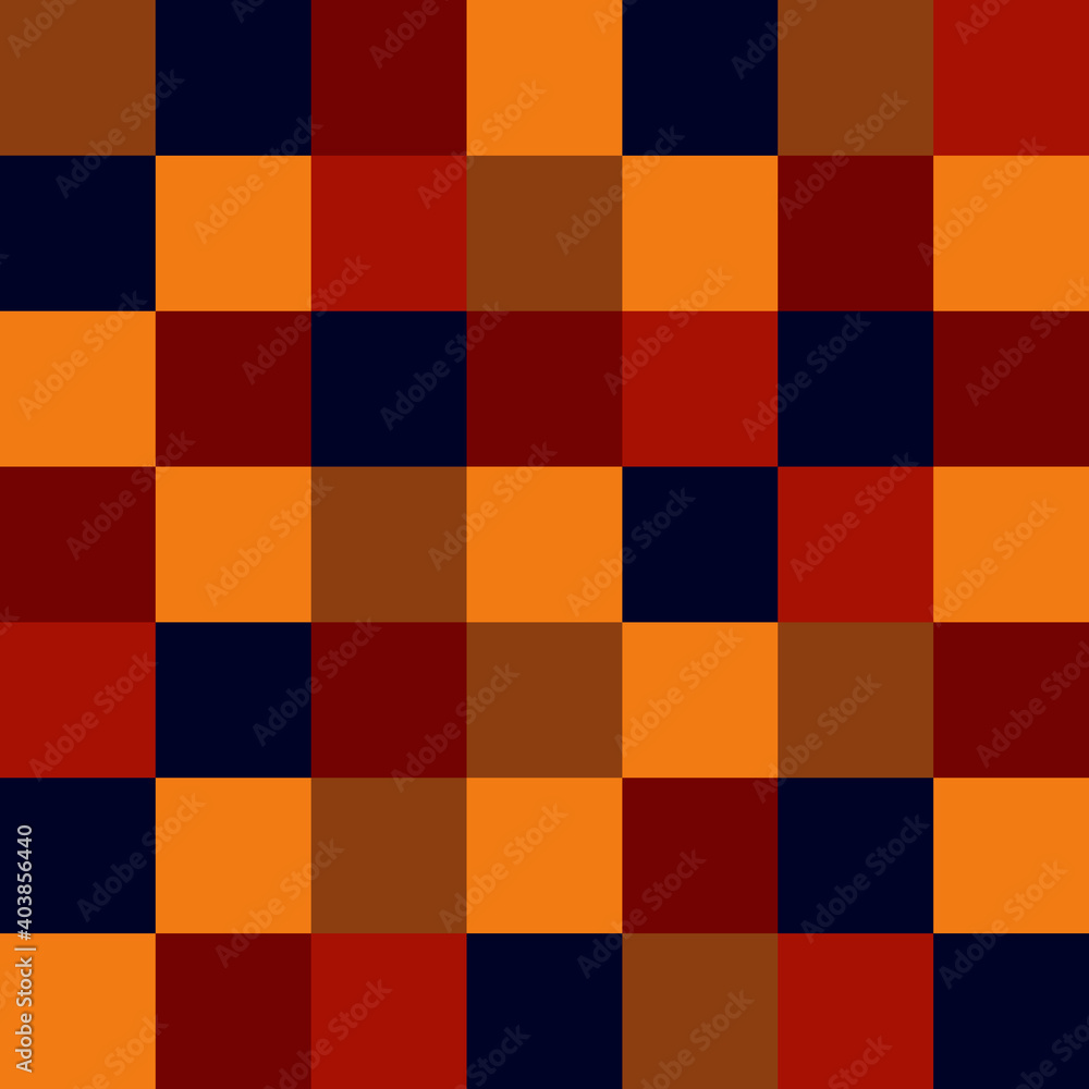 Abstract geometric seamless pattern for presentation, web, cover, card, flyer. Retro colors. Check square background. Abstract geometric seamless pattern for presentation, web, cover, card, flyer. Retro colors. Check square background.