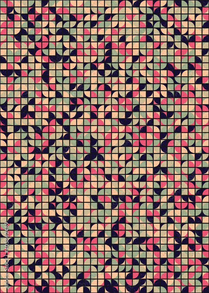 Abstract Geometric Pattern generative computational art illustration Abstract Geometric Pattern generative computational art illustration
