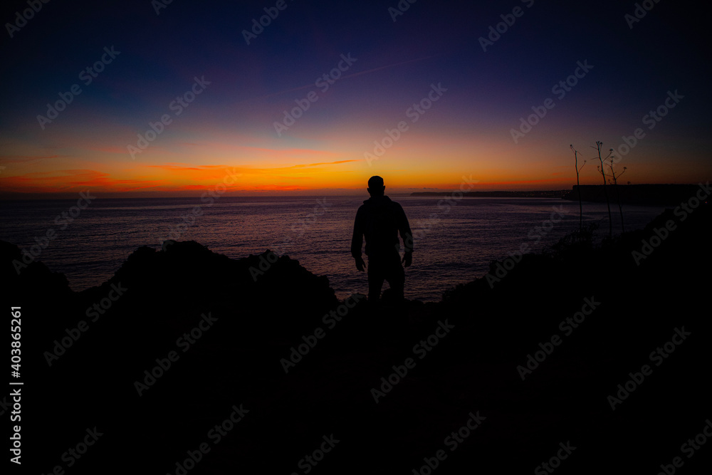 silhouette of a person silhouette of a person