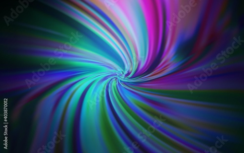 Dark Pink, Blue vector blurred and colored pattern.