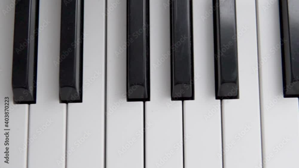 Close-up of electronic piano keys. Close-up of electronic piano keys.