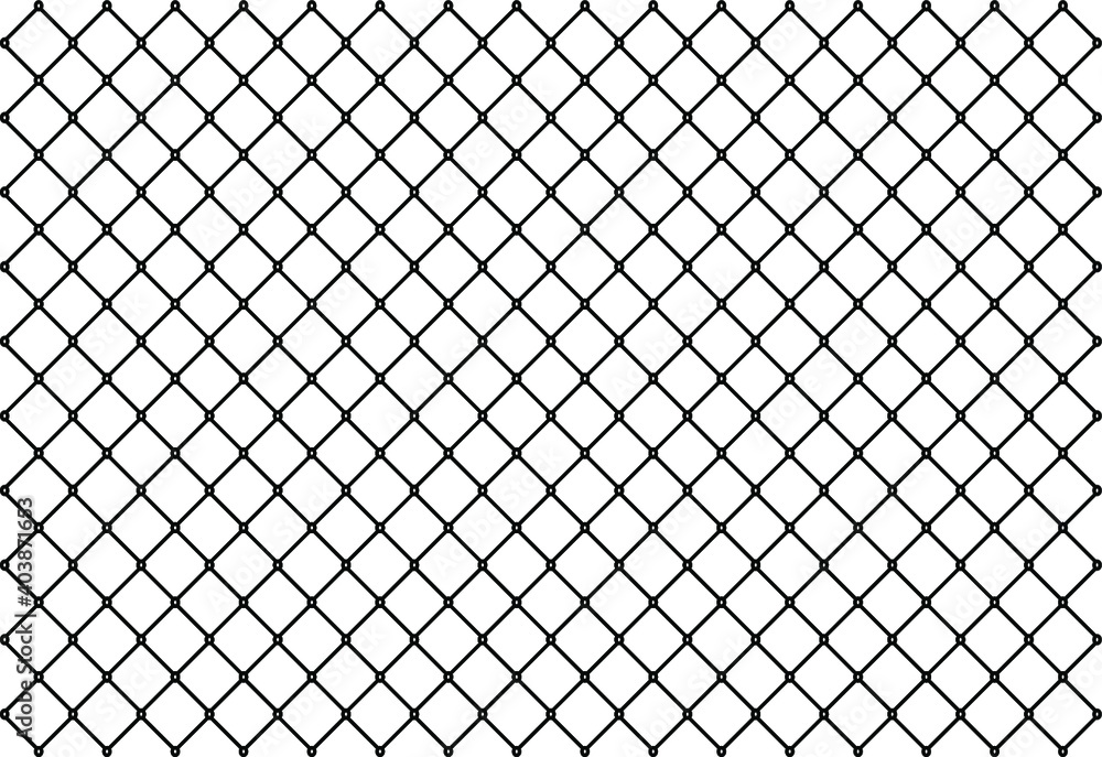 Fototapeta premium Chain link Fence