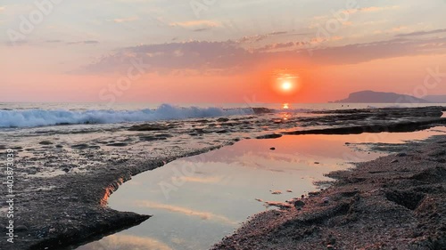 sunset view in alanya