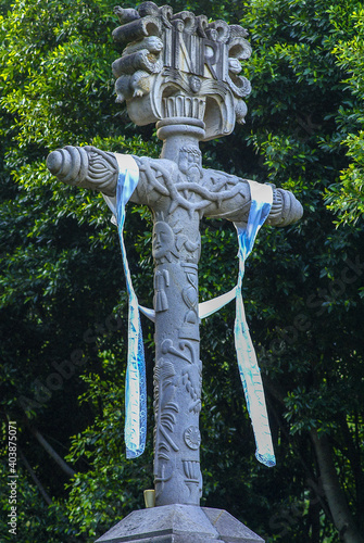 Convento Agustino(s.XVI).Malinalco. Estado de Morelos .México. photo