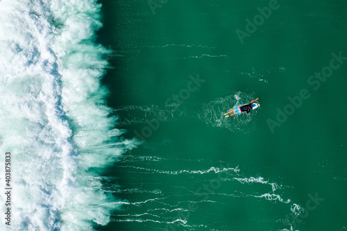 Kiosk at Praia da Barra da Tijuca, Recreio and Grumari in Rio de Janeiro, Brazil. Aerial View from Drone; Amazon rainforest in Rio photo