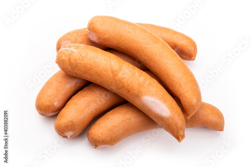 Sausages. Isolate on white background 