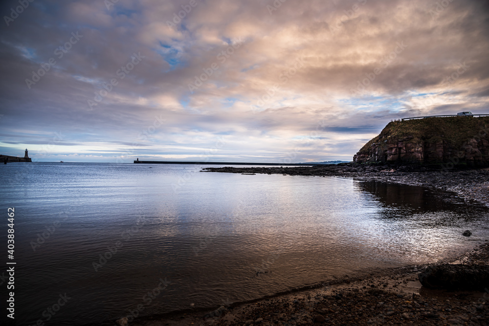 Fototapeta premium sunset over the sea