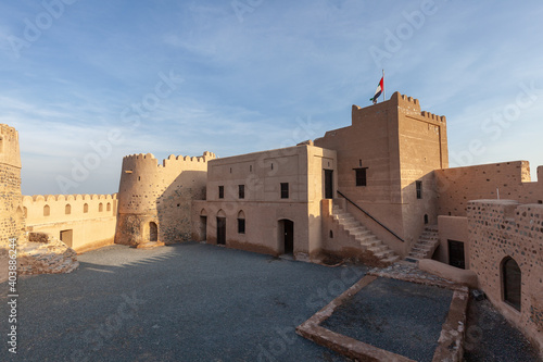 Interior of the Fujairah Fort, United Arab Emirates photo