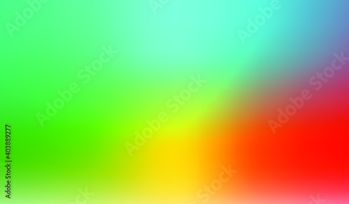 light red, blue, green, yellow vector glossy abstract cover. A vague abstract illustration with gradient. The template can be used as a background of a cell phone.