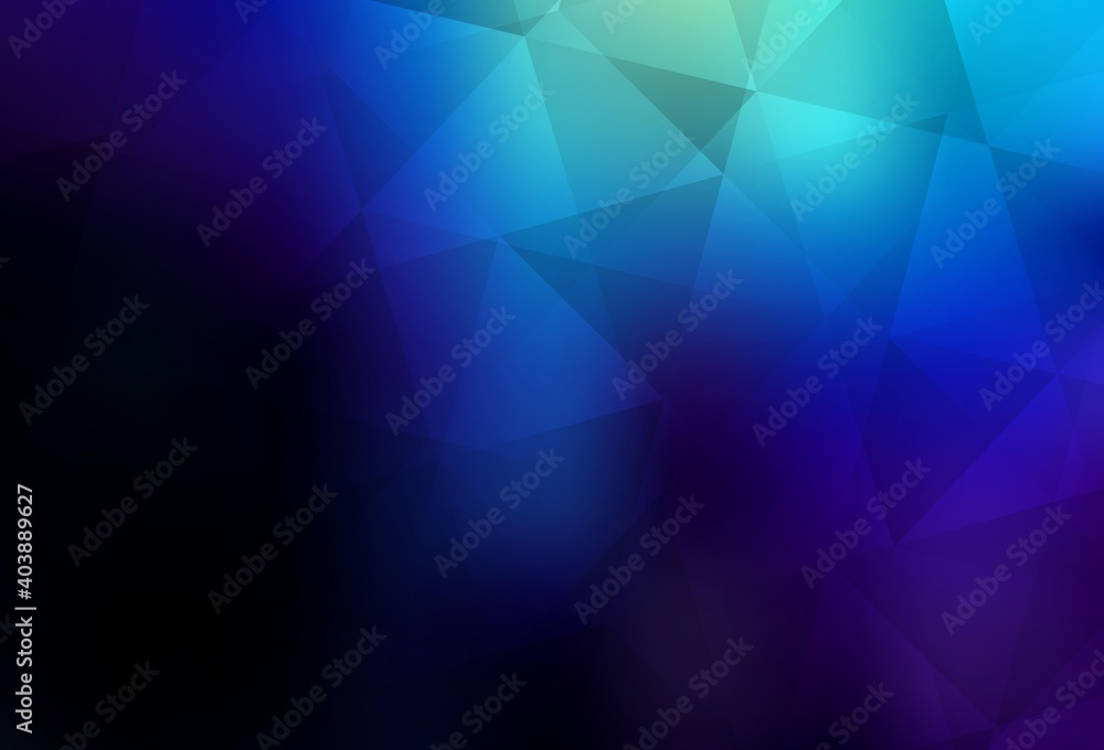 Dark BLUE vector polygonal pattern. Dark BLUE vector polygonal pattern.
