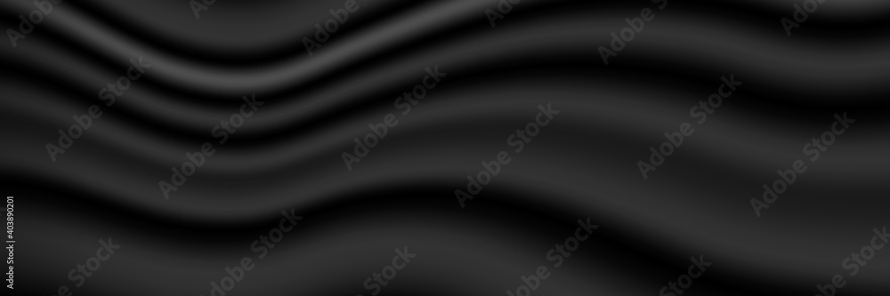 Black abstract background with dark concept.Vector Illustration. Black cloth background Black abstract background with dark concept.Vector Illustration. Black cloth background